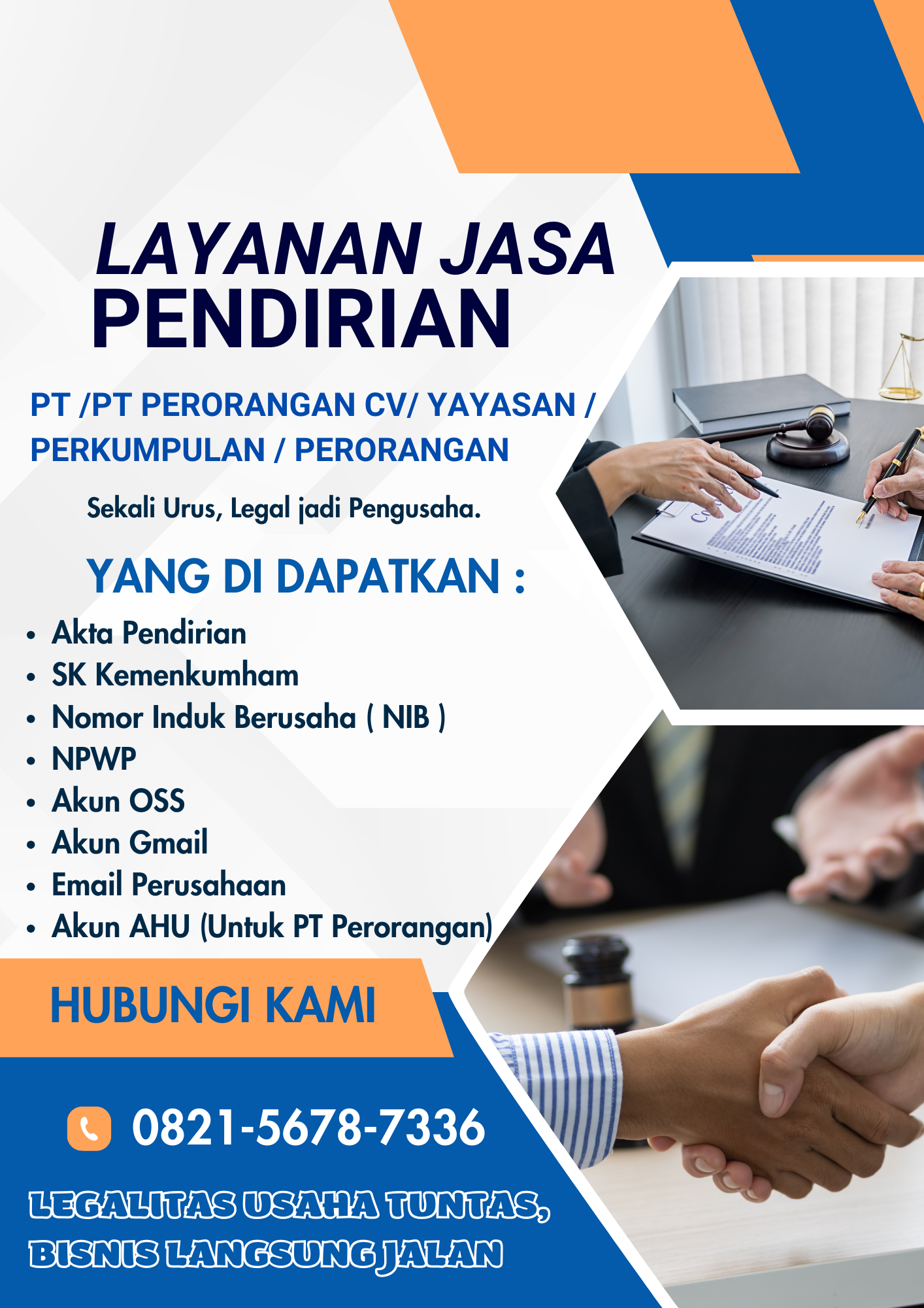 1. Iklan Pendirian Legalitas